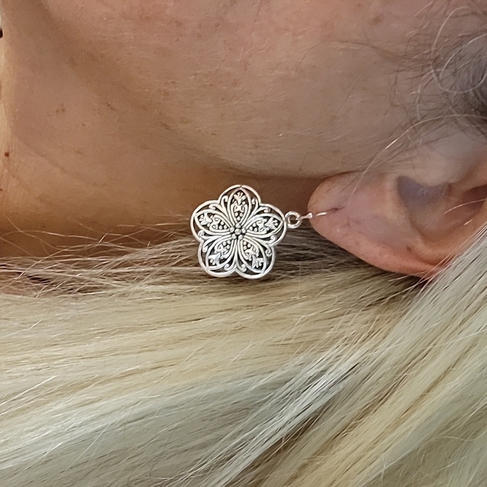 FRENCH BOHEMIAN BUTTERCUP EARRINGS